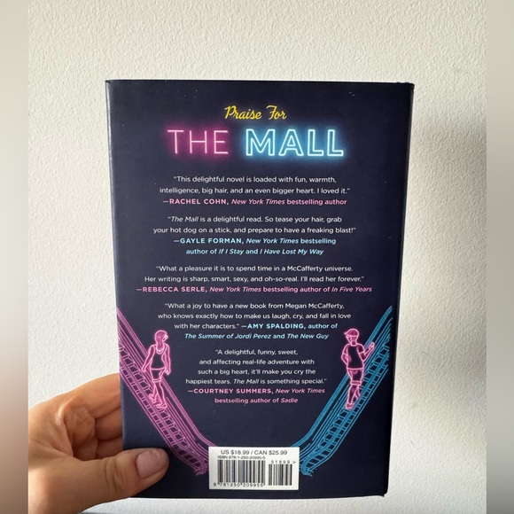 The Mall by Megan McCafferty | novel, fiction, 90s, YA | Hardcover Book - Picture 3 of 8